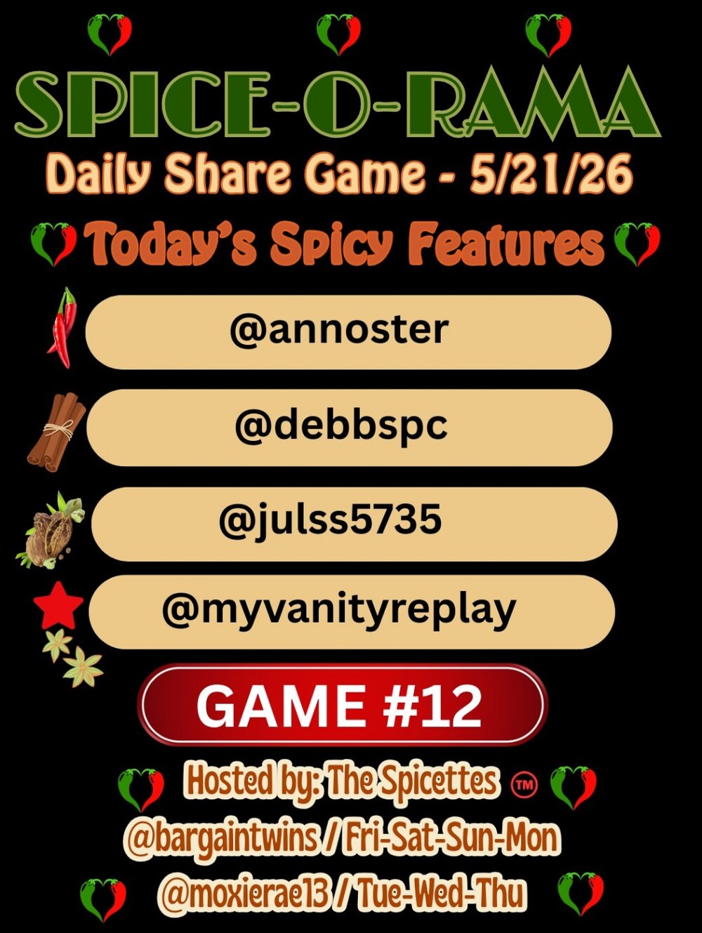 THURSDAY'S SPICES ARE ROCKING THE AISLE 🌶️🌶️ COME ON OVER & FEEL THE HEAT🌶️🔥 - Picture 1 of 9